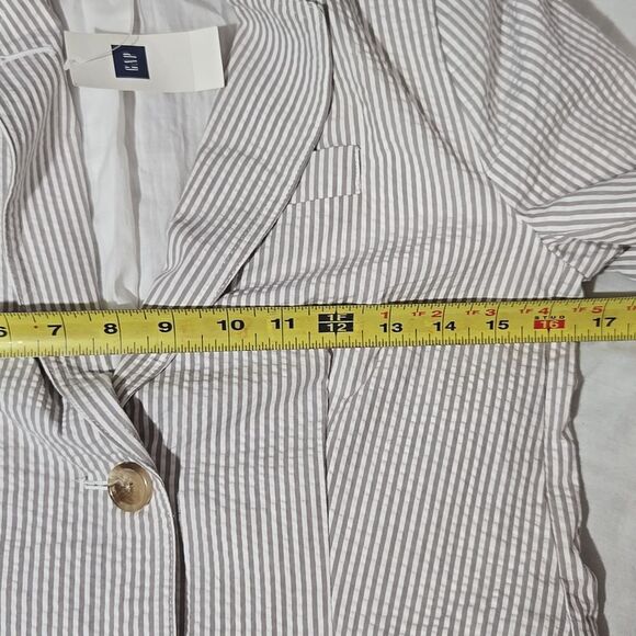 Gap Striped 2 Button Blazer NWT Sz 1 - Picture 12 of 15